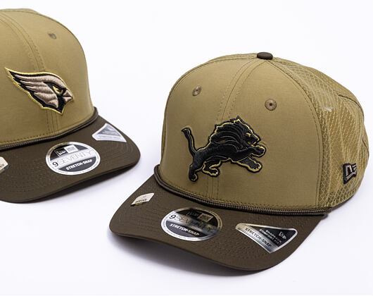 Cap New Era - NFL25 "Salute to Service" - 9SEVENTY Stretch-Snap - Detroit Lions 