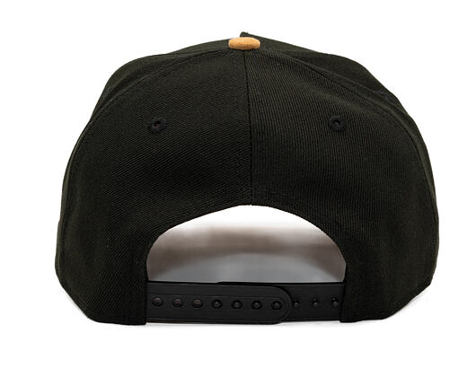 Cap New Era - MLB Suede Visor 9FORTY A-Frame - NY Yankees - Black / Camel