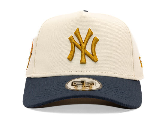 Cap New Era - MLB WS Patch 9FORTY A-Frame - NY Yankees - Cream / Navy