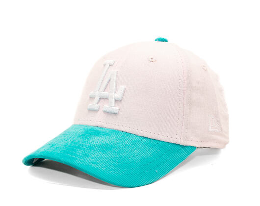 Kids Cap New Era - MLB Kids Cord 9FORTY - LA Dodgers - Light Pink / Mint