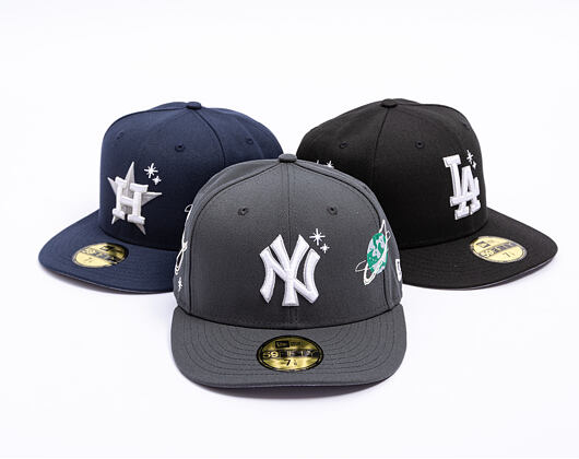 Cap New Era - MLB Planet Icon 59FIFTY - NY Yankees - Steel Clouds