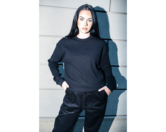 Tee New Era - Branded Longsleeve Waffle Tee - Black