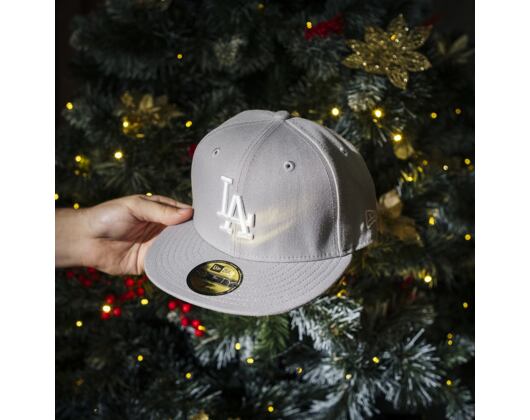 Cap New Era - MLB Basic 59FIFTY - LA Dodgers - Grey / White