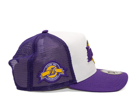 Kšiltovka New Era - NBA Side Patch 9FORTY - A-Frame Trucker - LA Lakers - Purple