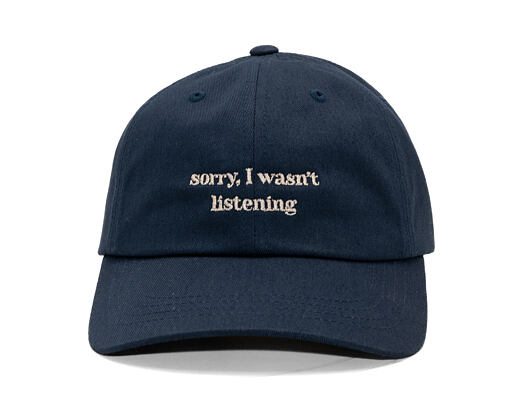 8by8 Dadcap - "Sorry, I wasn't listening" - Navy/White
