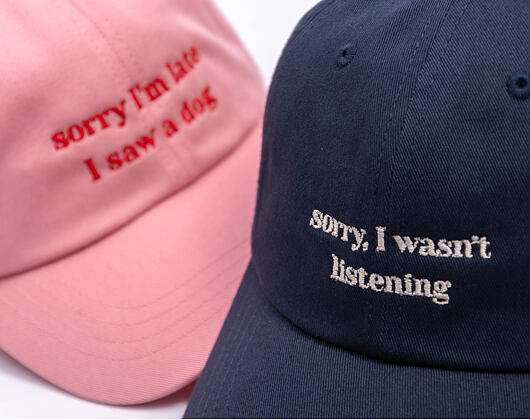 8by8 Dadcap - "Sorry, I wasn't listening" - Navy/White