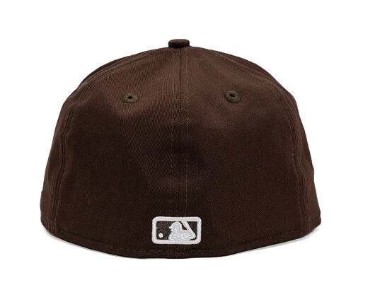 New Era - MLB Seasonal 59FIFTY - Atlanta Braves - Burnt Wood - Brown