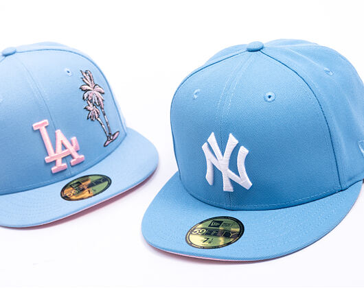 New Era - MLB 1999 WS 59FIFTY - NY Yankees - Sky Blue / Pink UV