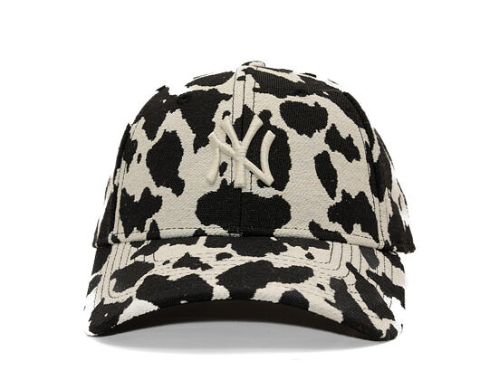 Womens Cap New Era - MLB Cow Midi Logo 9FORTY - NY Yankees - Black