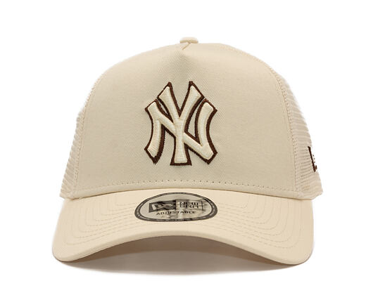 Cap New Era - MLB Outline 9FORTY Trucker - NY Yankees - Cream