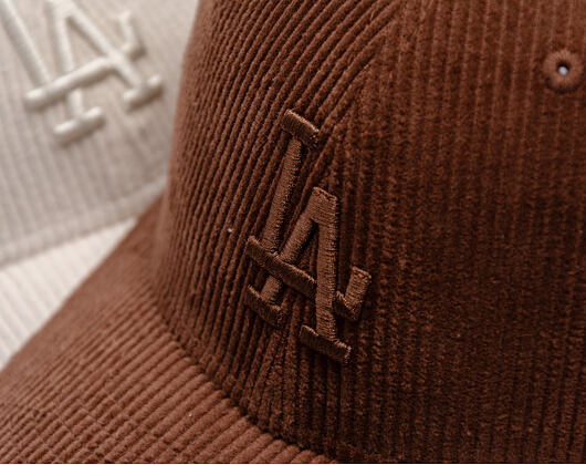 Cap New Era - MLB Cord 9FORTY M-CROWN - LA Dodgers - Chestnut Brown
