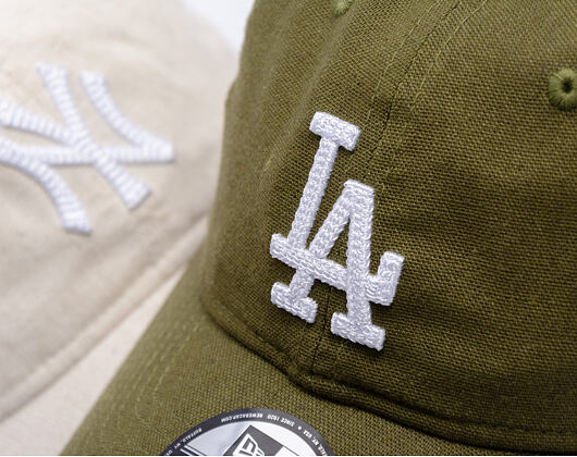Cap New Era - MLB Linen 9TWENTY - LA Dodgers - New Olive