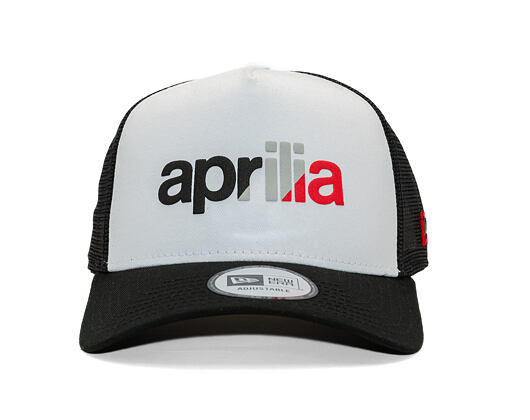 Cap New Era - Piagio Wordmark 9FORTY Trucker - Aprilia - Black