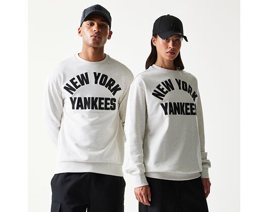 Sweatshirt New Era - MLB Graphic Oversized Crewneck - NY Yankees - Heather Grey