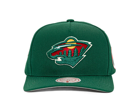 Mitchell & Ness - Minnesota Wild - Double Clutch Pro Snapback - Green