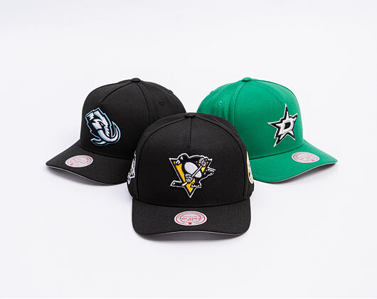 Mitchell & Ness - Pittsburgh Penguins - Double Clutch Pro Snapback - Black