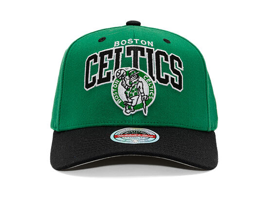 Cap Mitchell & Ness - NBA Team Arch Snapback - Boston Celtics - Green / Black