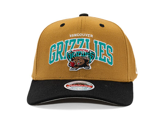 Cap Mitchell & Ness - NBA Team Arch Snapback - Vancouver Grizzlies - Brown / Black