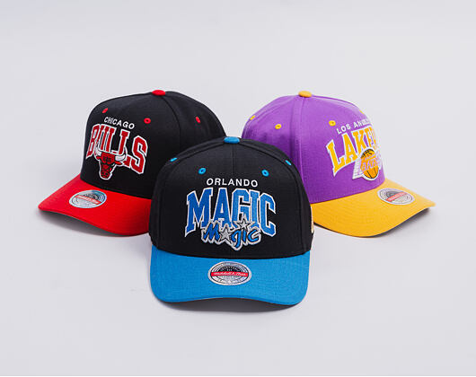 Cap Mitchell & Ness - NBA Team Arch Snapback - Orlando Magic - Black / Blue