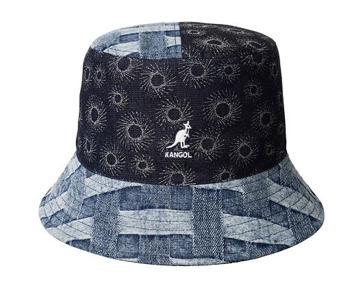 Bucket Hat Kangol - TRENDS PACK - Denim Mashup Bucket - Blue Picnic