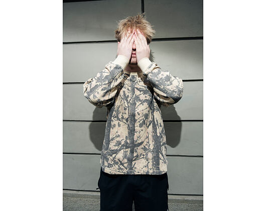 Longsleeve Tee Karl Kani - Signature Wood Camo Waffle Longsleeve