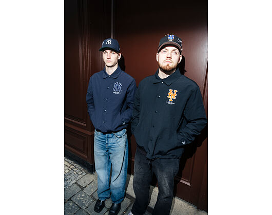 Jacket New Era - MLB Coaches Jacket - NY Mets - Black