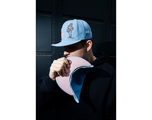 New Era - MLB Palm & Taco 59FIFTY - LA Dodgers - Sky Blue / Pink UV