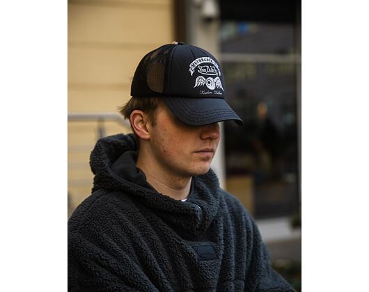 Kšiltovka Von Dutch - Trucker - VD MC - Dark Grey