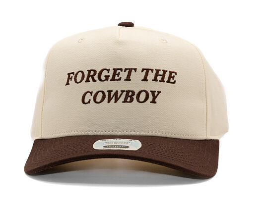 Cap Brixton - Forget the Cowboy MP Snapback - Chocolate/Off White