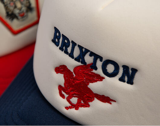 Cap Brixton - Pegasus MP Trucker - White/Navy