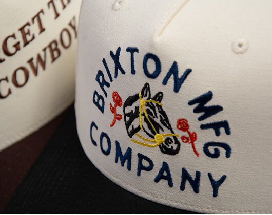 Cap Brixton - Trophy Horse MP Snapback - Black/Off White