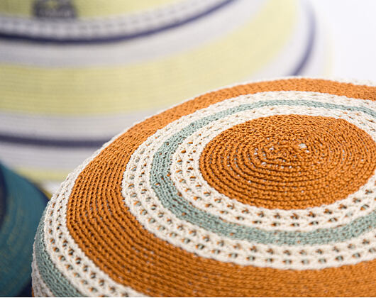 Bucket Hat Kangol - Tropic Resort Stripe Lahinch - Rustic Caramel Multi