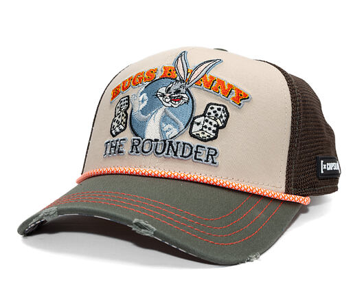 Cap Capslab - Looney Tunes Bugs Bunny The Rounder - Olive / Off White