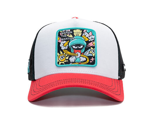 Cap Capslab - Trucker Looney Tunes - Marvin The Martian - White / Red