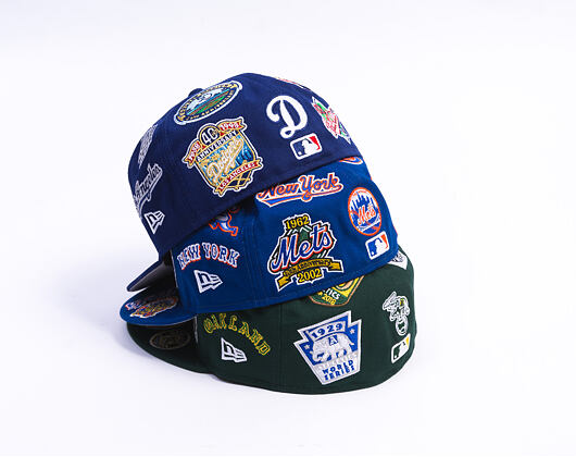 Cap New Era - MLB All Over Logo 59FIFTY - NY Mets - Team Color
