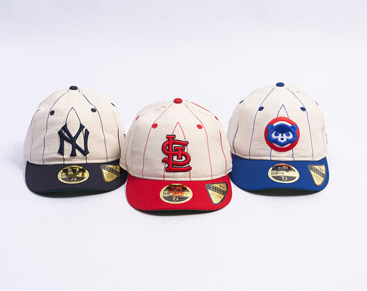 Cap New Era - MLB Retro Linen Pinstripe 59FIFTY Retro Crown - St. Louis Cardinals - Team Color