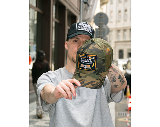 Cap Von Dutch - Trucker - Electric Road Green Camo