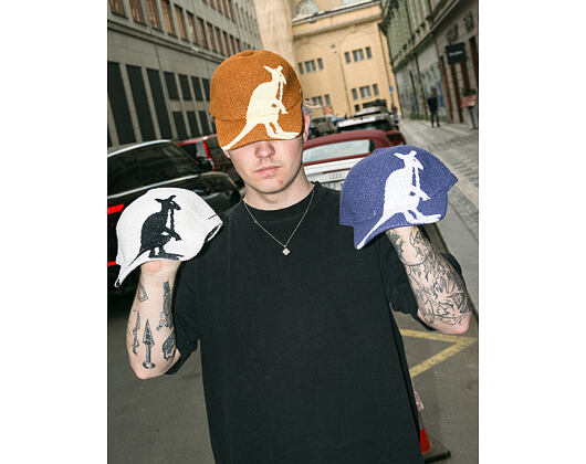 Cap Kangol - Retro Bermuda Big Kroo Spacecap - Rustic Caramel