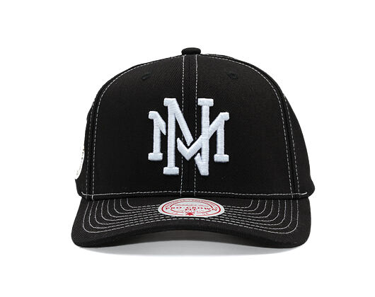 Cap Mitchell & Ness  - Branded Baseline -Pro Crown Snapback - Black