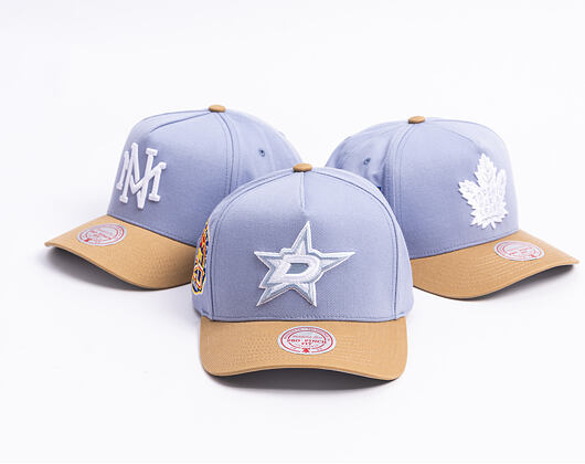 Cap Mitchell & Ness  - NHL Frosted Peak - Pro Pinch Snapback - Dallas Stars - Blue/Green
