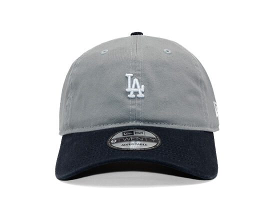 Cap New Era - MLB Mini Logo Washed Contrast 9TWENTY - LA Dodgers - Grey / Navy