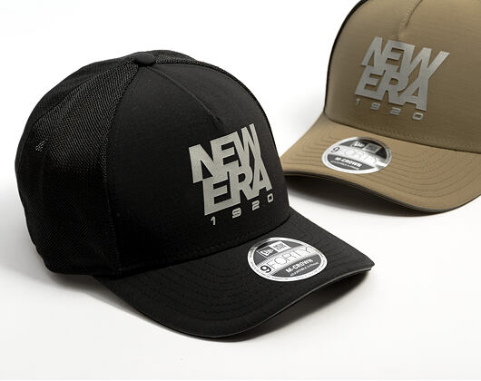 Cap New Era - Branded Reflective 9FORTY M-CROWN A-Frame Trucker - Black