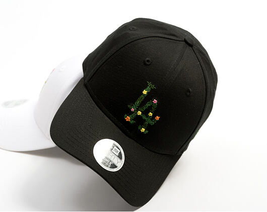 Womens Cap New Era - MLB Floral Infill 9FORTY - LA Dodgers - Black