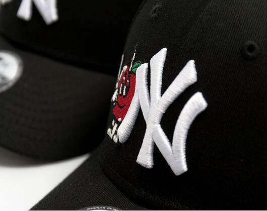 Kids Cap New Era - MLB Icon 9FORTY - NY Yankees - Black / White