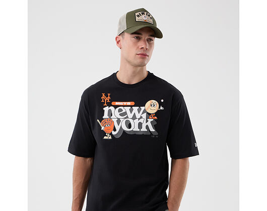 Tee New Era - MLB Icon Graphic Tee - NY Mets - Black