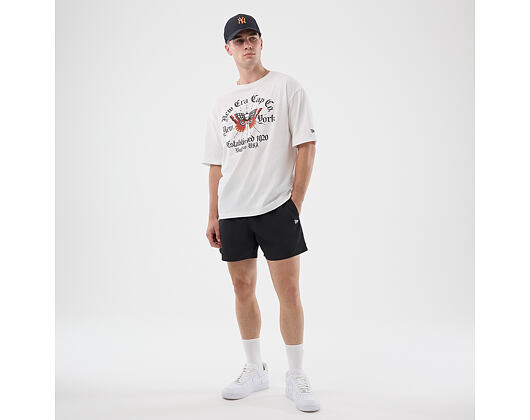 Tee New Era - Branded Oversized Graphic Tee - White