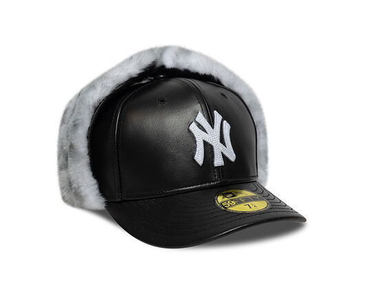 Cap New Era - MLB Image Drop Faux Fur Dog Ear 59FIFTY - NY Yankees - Graphite