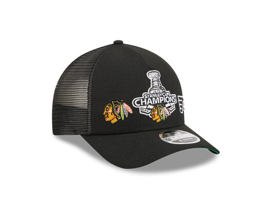 Cap New Era - NHL AF 26 Champion VC 9FORTY M-CROWN - Chicago Blackhawks - Black