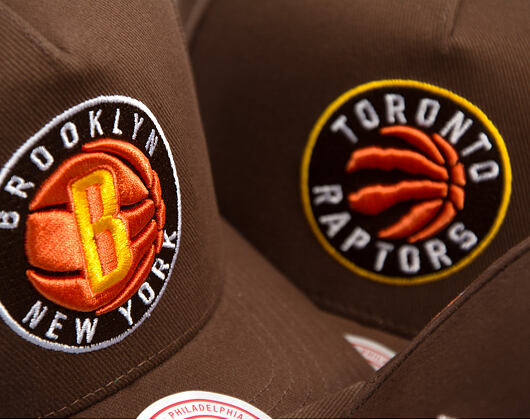 Cap Mitchell & Ness - NBA - Chestnut Peak - Brooklyn Nets - Brown
