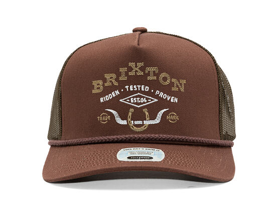 Cap Brixton - Beekman C Np Mp Trucker Hat - Brown/Brown